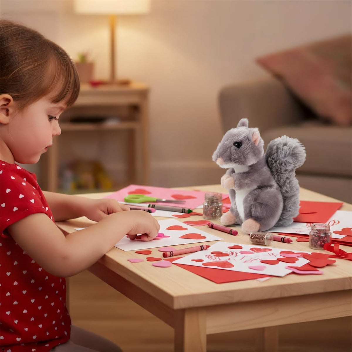 The Petting Zoo - Peluche de ardilla de juguete, regalos para niños...
