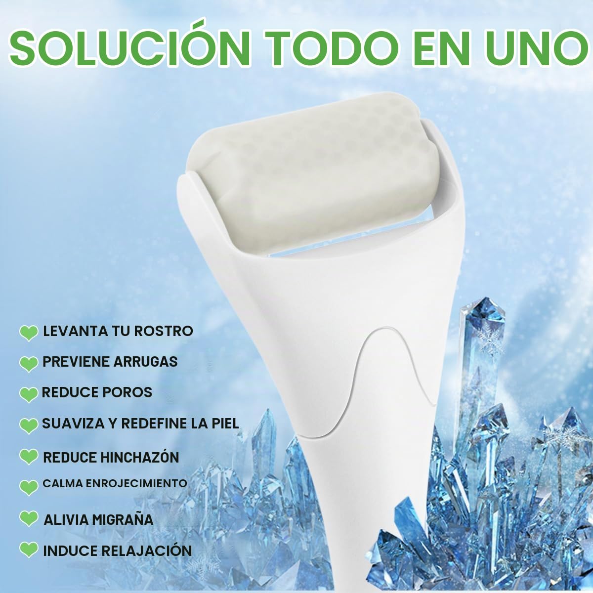 Fronnor Rodillo de hielo para la cara, ojos, idea de regalo para mu...