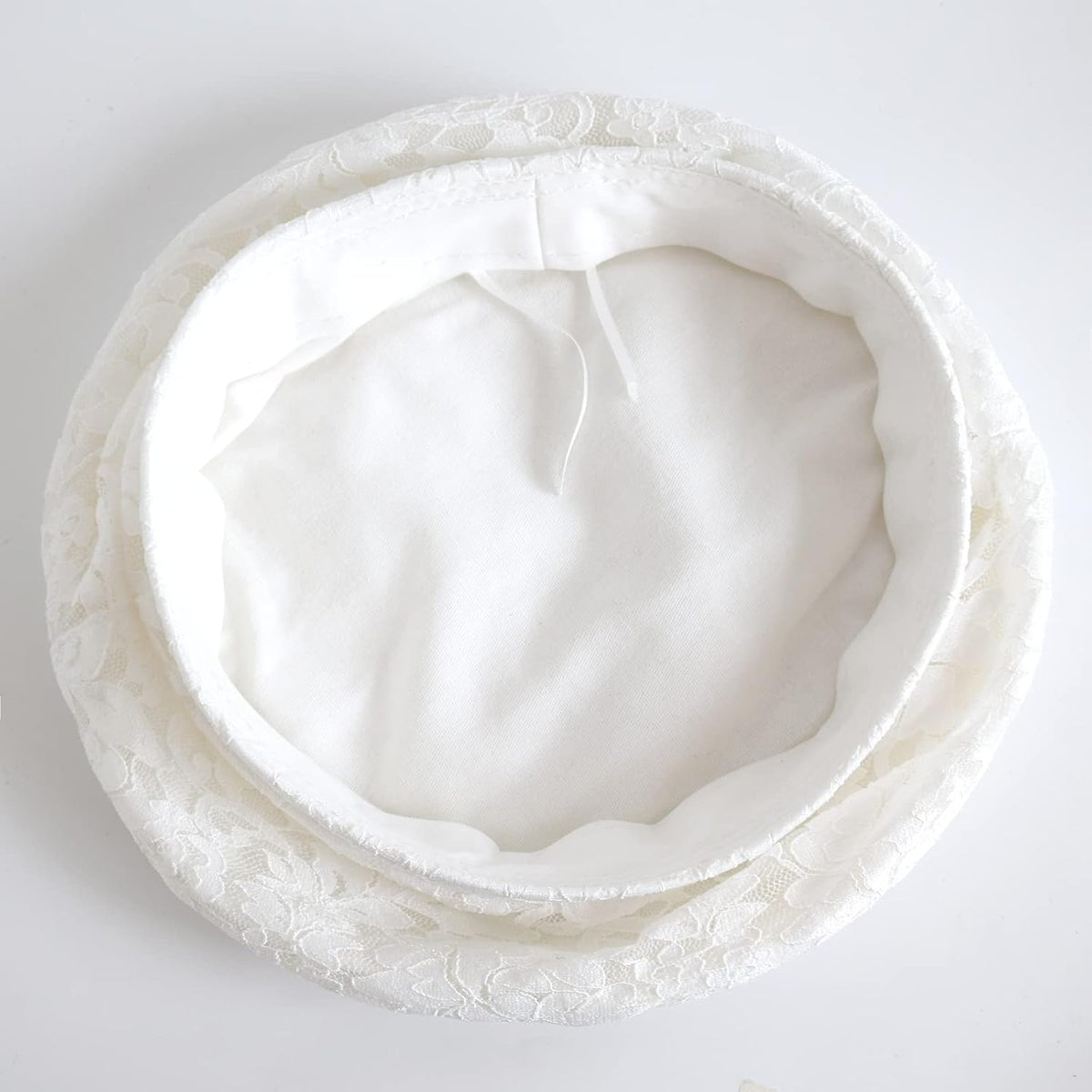 AICHUAN Boina de encaje elegante para mujer, boina de vestido franc...