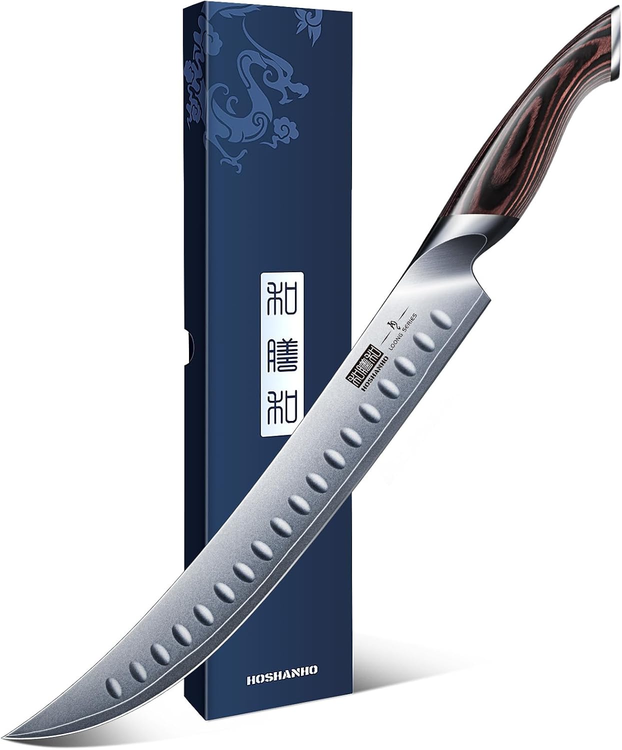 HOSHANHO - Cuchillo de carvado y corte de 10 pulgadas, cuchillo de...