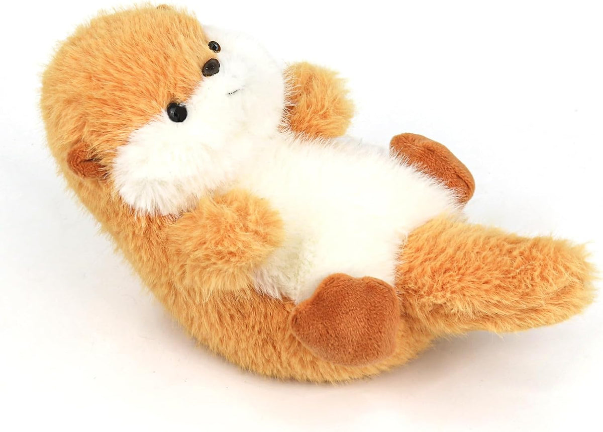 Lindo animal de peluche de nutria de mar suave, regalo para niños d...