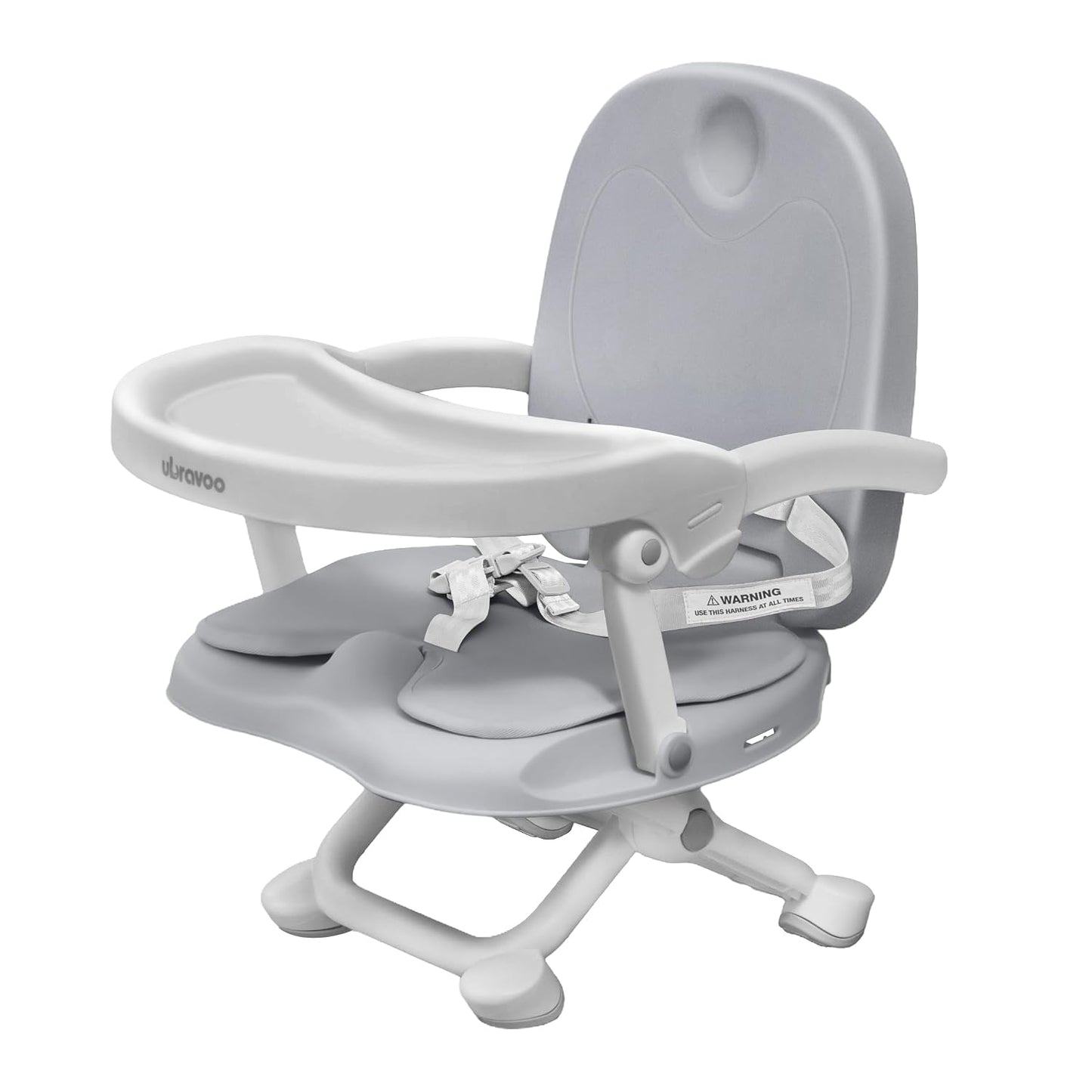 Asiento elevador para bebé para mesa de comedor con bandeja extraíb...