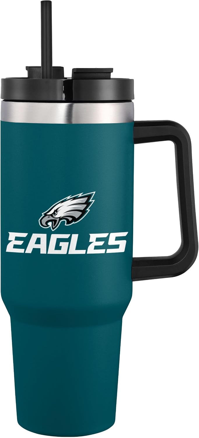 FOCO NFL - Taza de viaje unisex para adultos, con aislamiento con l...