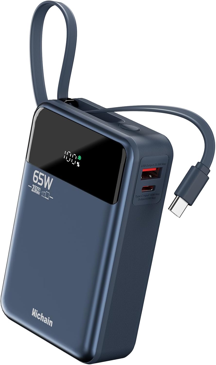 Hichain Laptop Power Bank 65W Cargador Portátil 20000mAh Azul | Car...