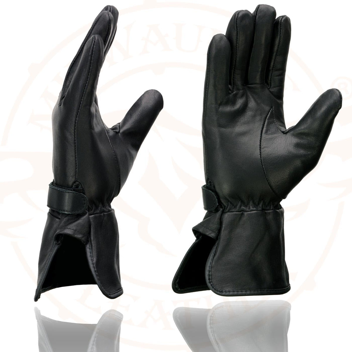 Milwaukee Leather Guantes de cuero para mujer