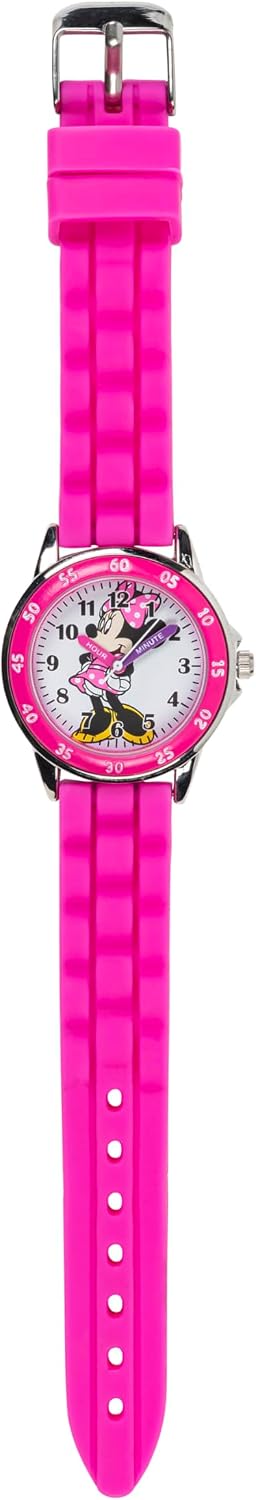 Reloj Minnie Mouse Time Teacher para niñas - Reloj analógico de apr...
