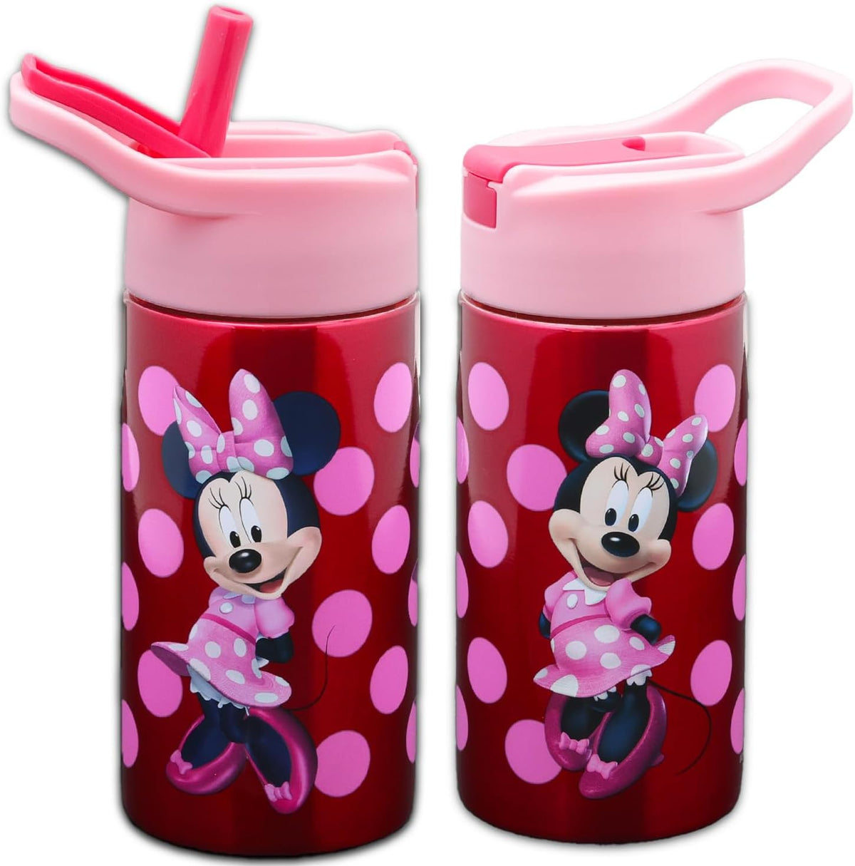 Paquete de botella de agua de acero inoxidable de Minnie Mouse de 1...