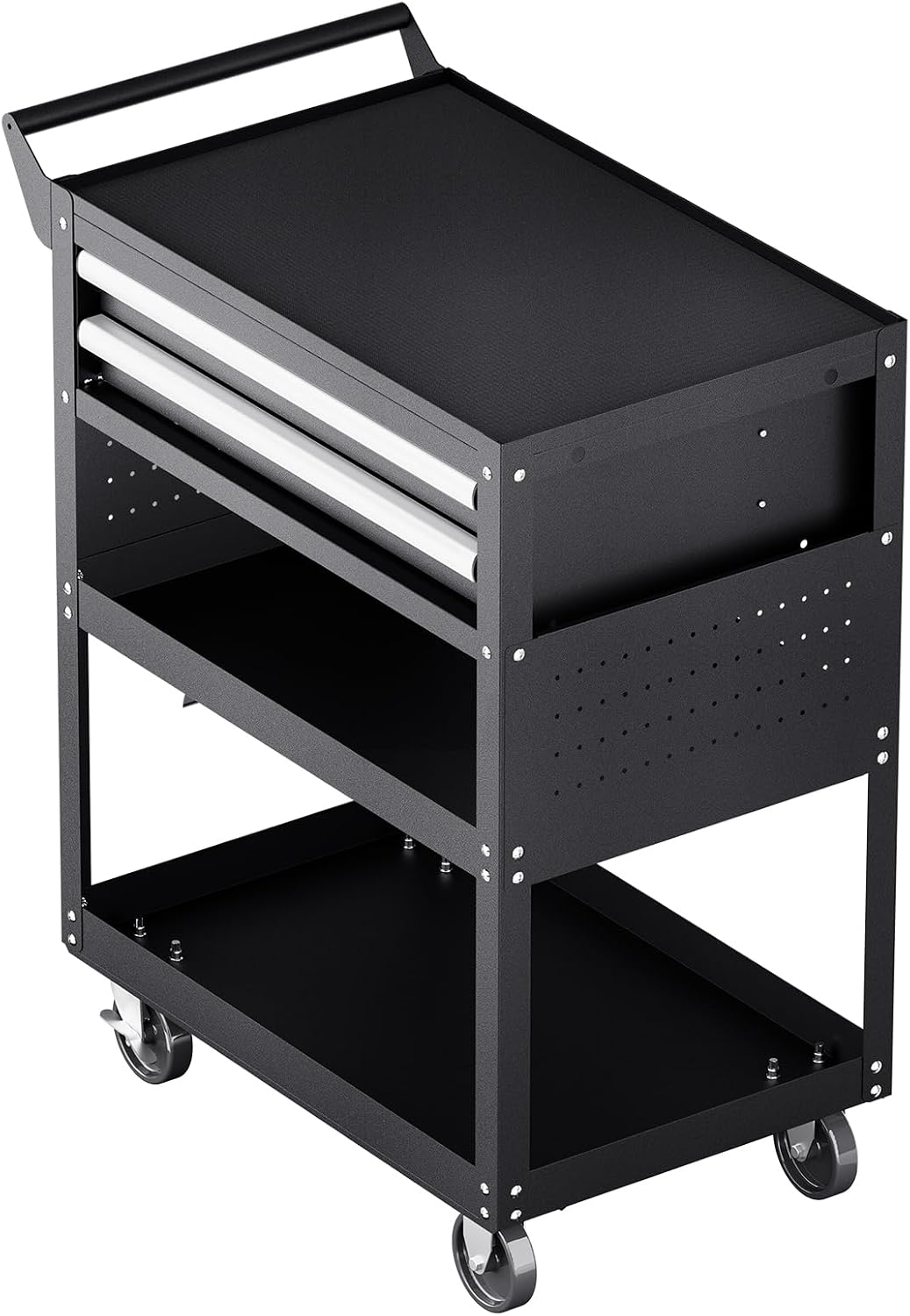 VEVOR Carrito de herramientas de 5 niveles con ruedas, capacidad de...