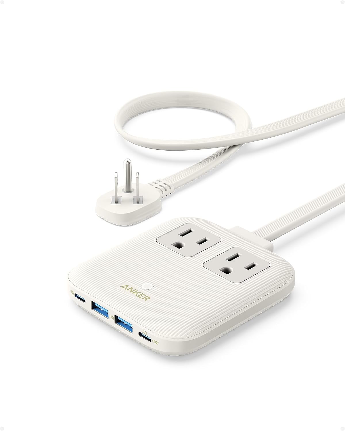 Anker - Tira de alimentación de viaje, Anker Nano 67 W Max 6 en 1 U...