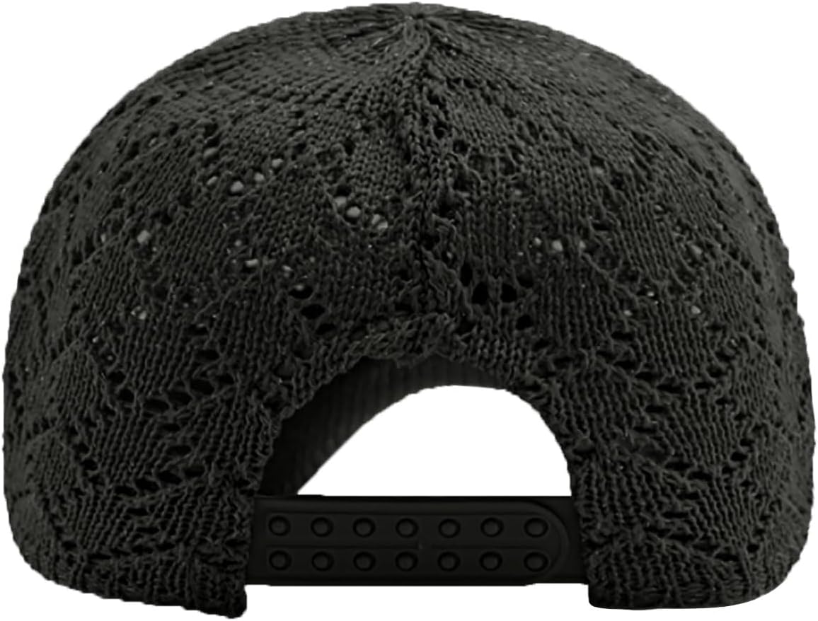FASHIXD Gorra de béisbol de malla tejida de verano para mujer, somb...