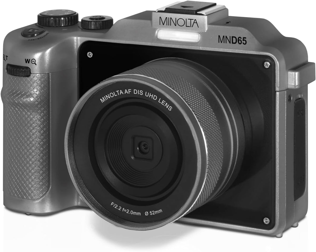 Minolta Cámara MND65 de 56MP, selfie de doble lente, video 4K 60FPS...
