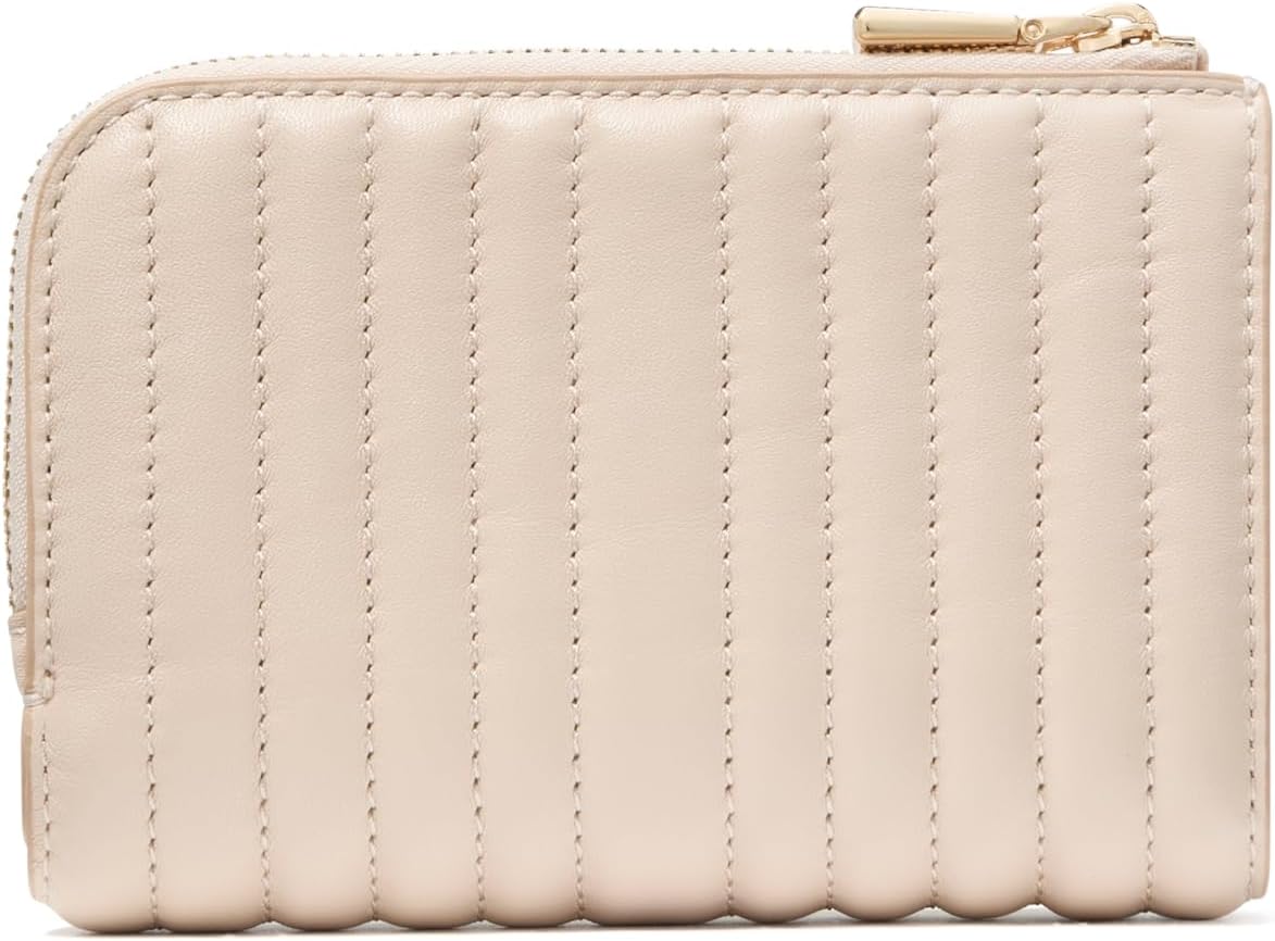 kate spade new york Cartera pequeña compacta de cuero con guijarros...