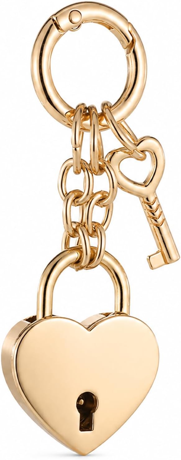 Tucnoeu Colgantes para bolso de candado de corazón - Accesorios de...