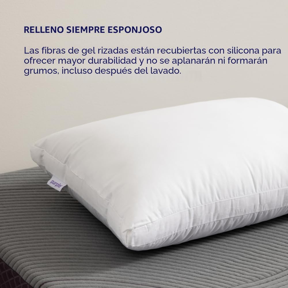 Purple Almohada Cloud de tamaño estándar, almohada de cuello altern...