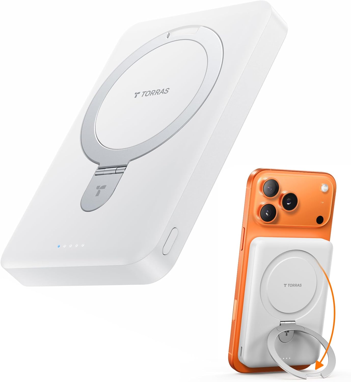 TORRAS EasyGo - Cargador portátil magnético de 10000 mAh Power Bank...
