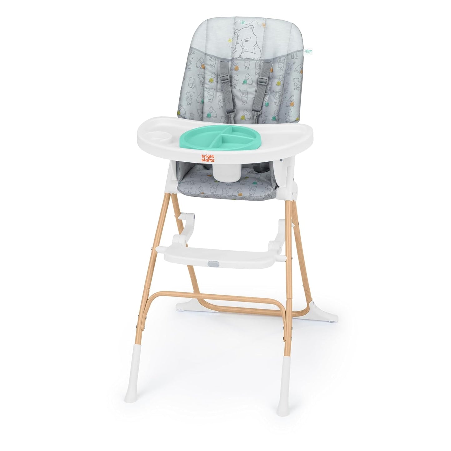 Bright Starts Disney Baby Winnie The Pooh - Silla alta plegable com...