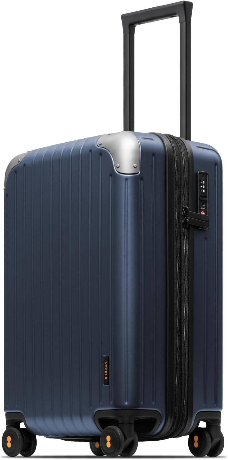 LEVEL8 Equipaje de mano aprobado por aerolíneas, maletas de carcasa...