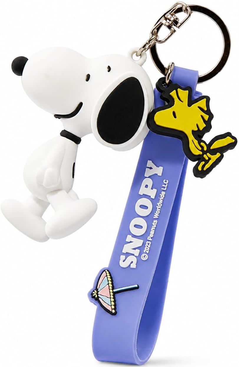 MINISO Snoopy Llavero Colección de Dijes para Bolsa Peanuts Lindo D...