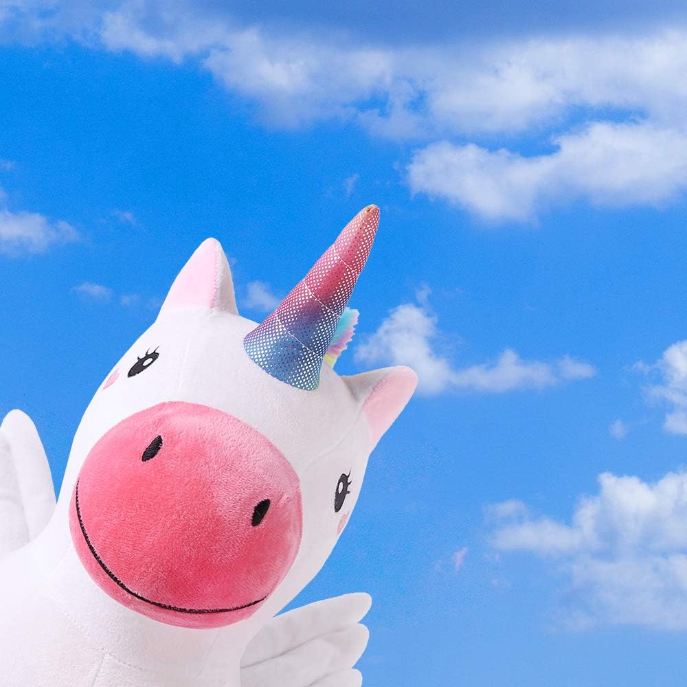 iPlay, iLearn Bouncy Pals Caballo Saltarín de Unicornio, Juguete In...