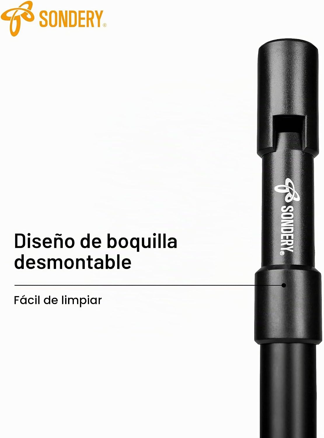 Sondery Silbato irlandés de lata de material ABS negro D con un ton...