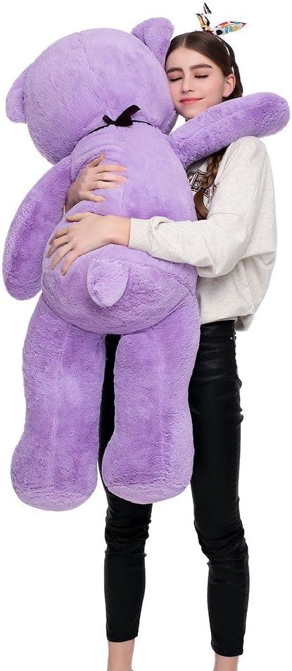 MaoGoLan Oso de Peluche Gigante Morado de 47 Pulgadas de Tamaño Nat...