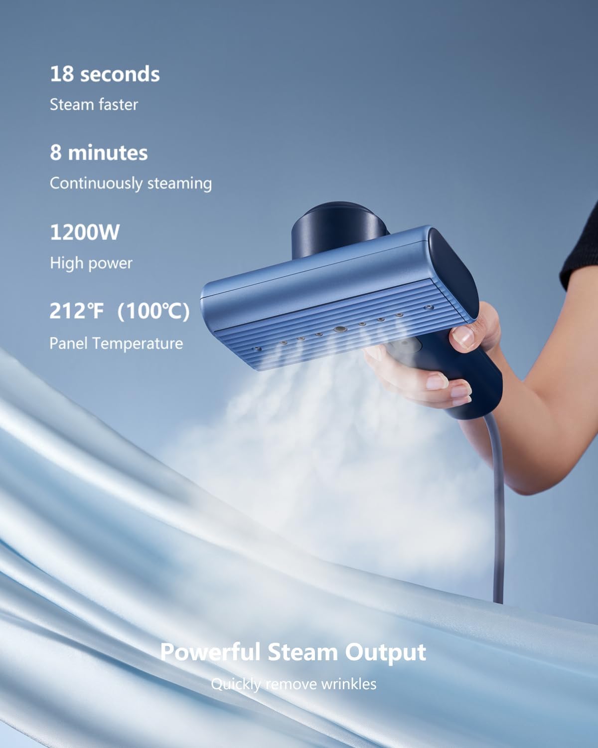 G9 Steam 2-en-1 Profesional Vaporizador de Mano Portátil para Ropa,...