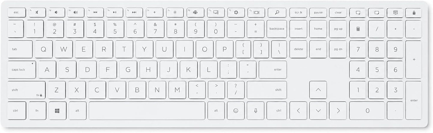 HP Combo de teclado y mouse inalámbricos 710, diseño delgado con te...