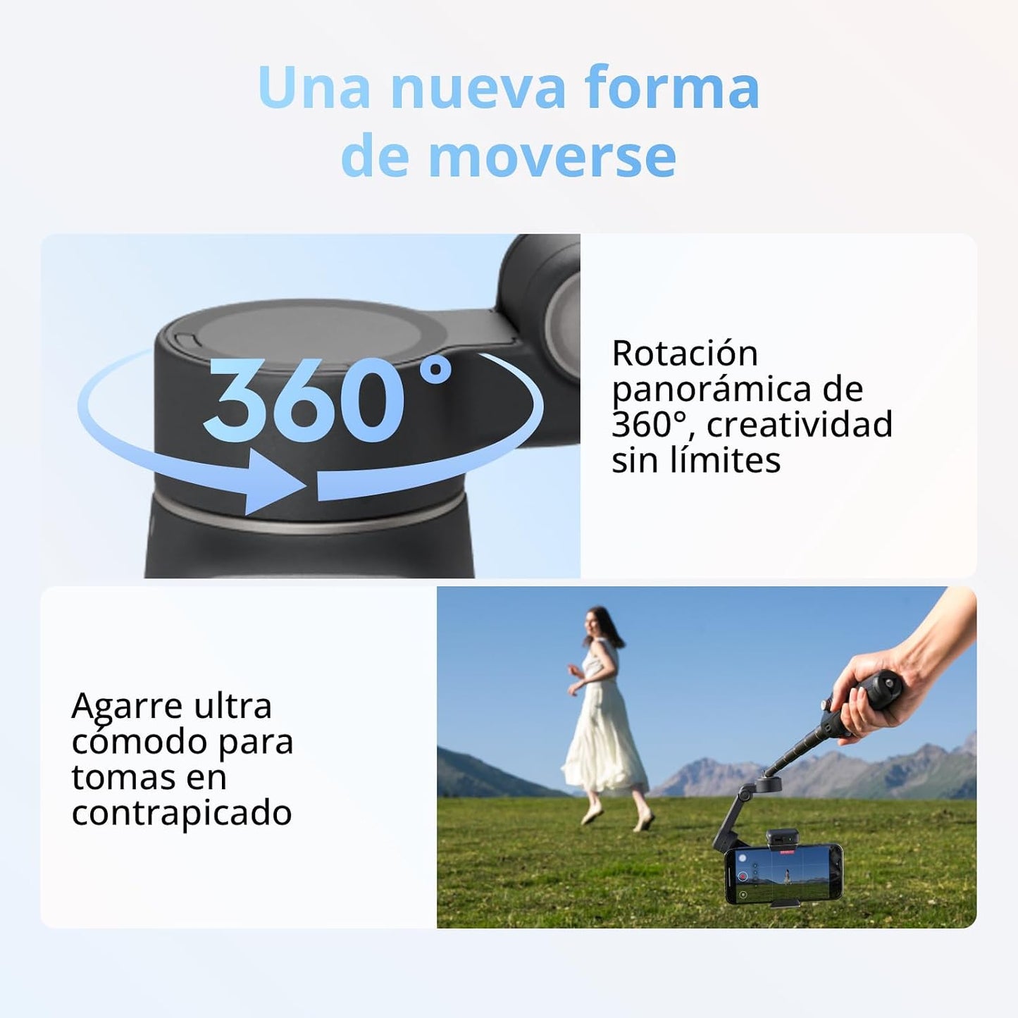 DJI Osmo Mobile 8 estabilizador de cardán para teléfono, estabiliza...