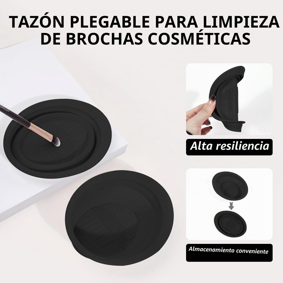 MAANGE Juego de 49 brochas de maquillaje, juego de herramientas de...