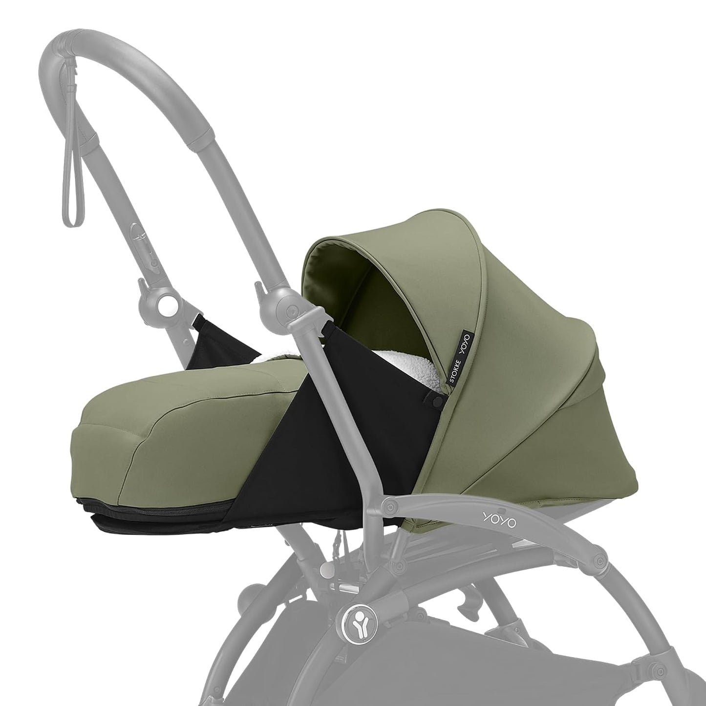 Stokke YOYO 0+ Paquete para recién nacido, color verde oliva, inclu...