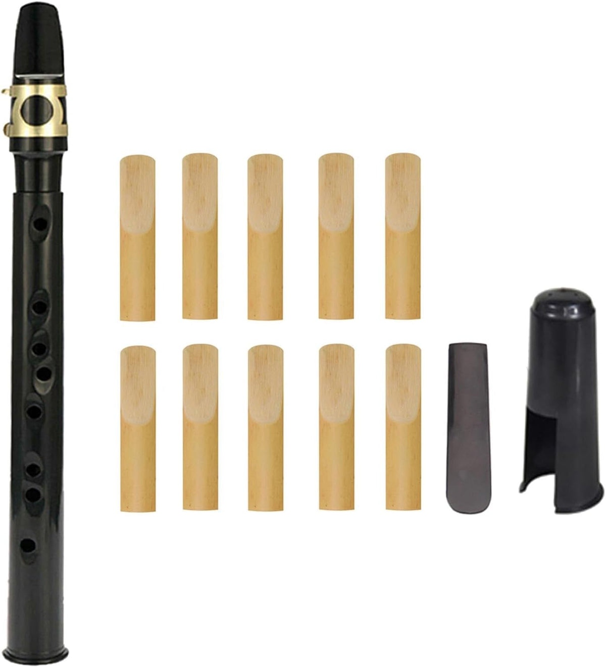 Aymzbd Mini llave C de saxofón de bolsillo, fácil de tocar, instrum...