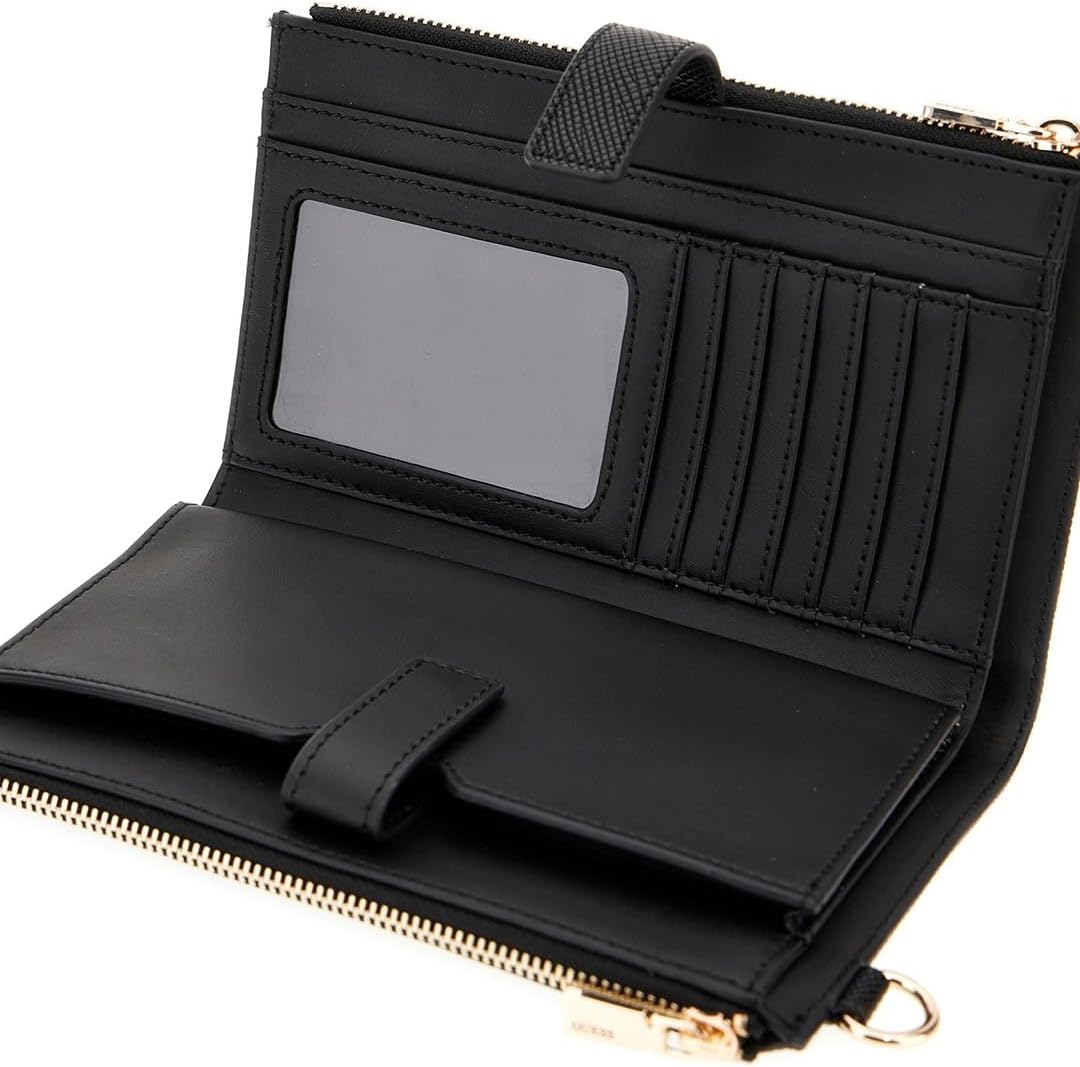 GUESS Cartera organizadora Laurel II con doble cremallera para muje...