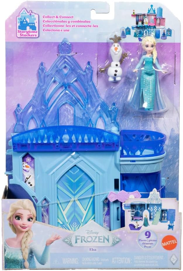 Mattel Juguetes de Princesas Disney, juegos apilables para cuentos,...