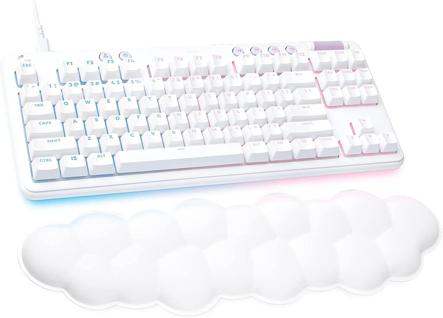 Logitech G Teclado 713 para juegos con cable con iluminación LIGHTS...