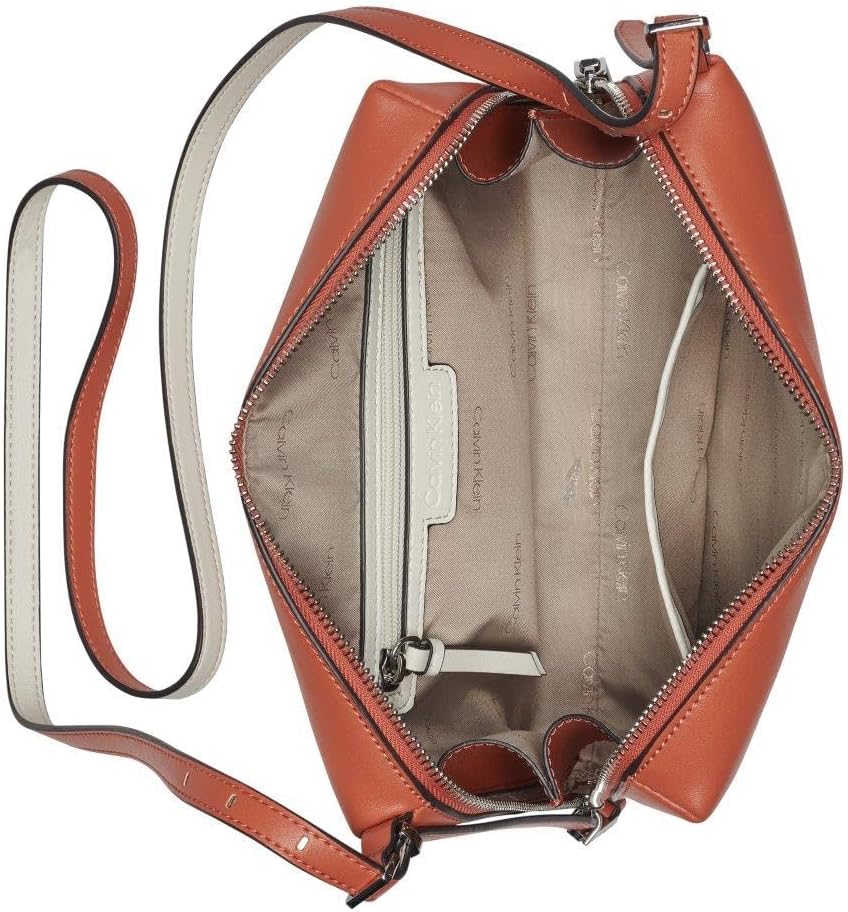 Calvin Klein Lowen Top - Bandolera con cremallera para mujer