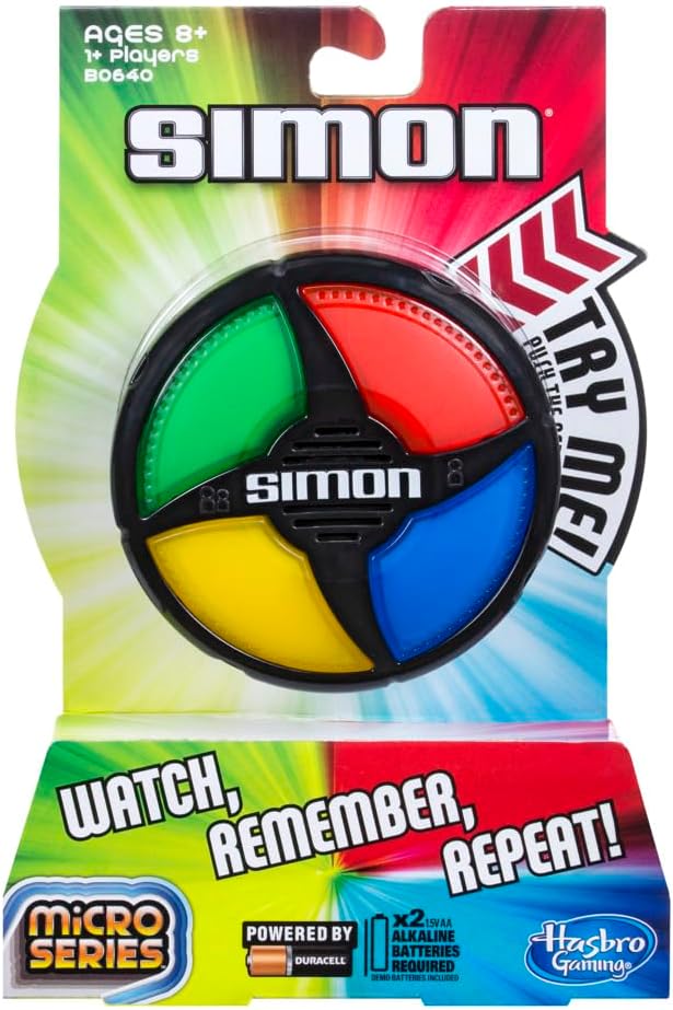 Hasbro Gaming Simon Micro Series - Juego electrónico para 1 o más j...