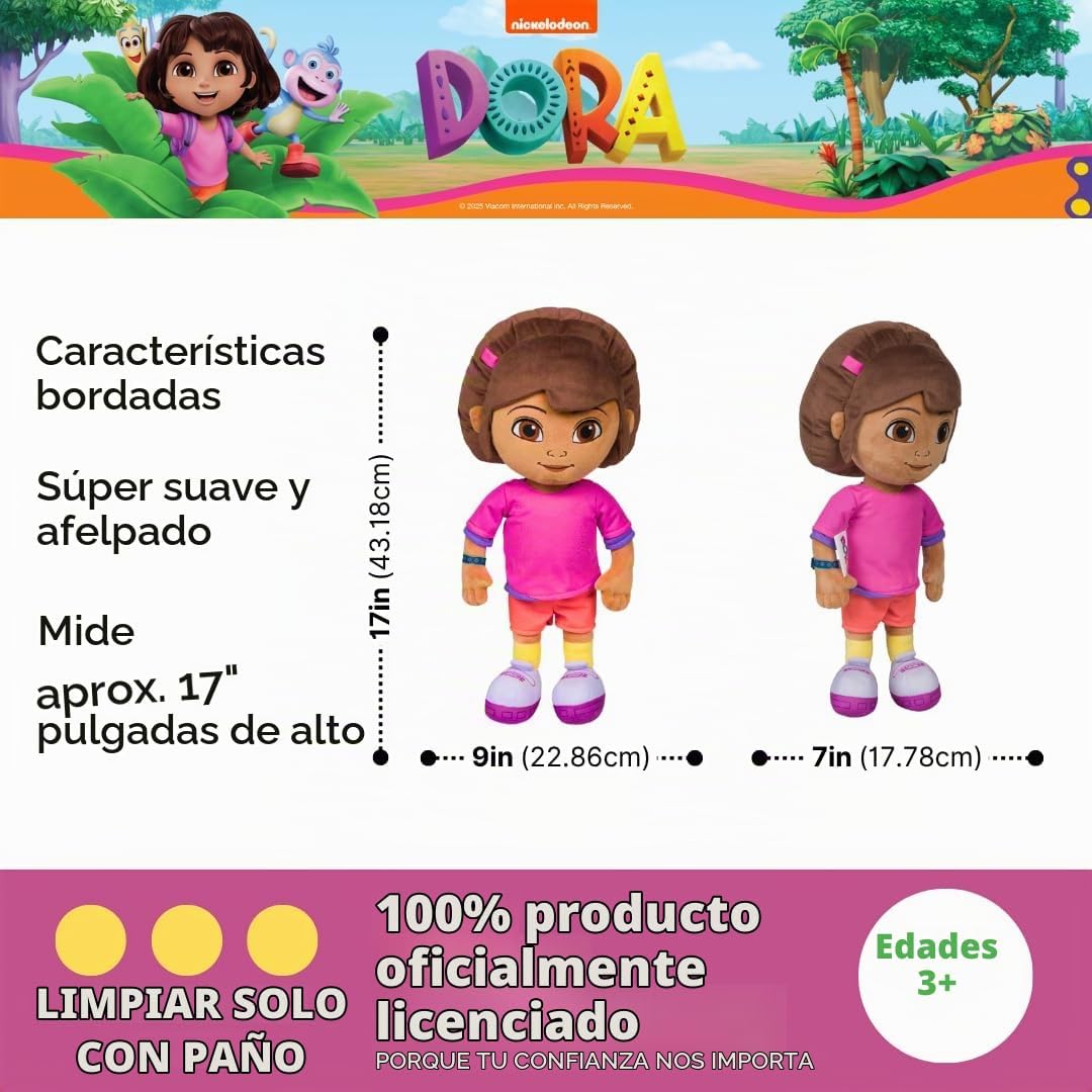Franco Dora The Explorer Dora Cuddle Pillow Buddy, ropa de cama par...