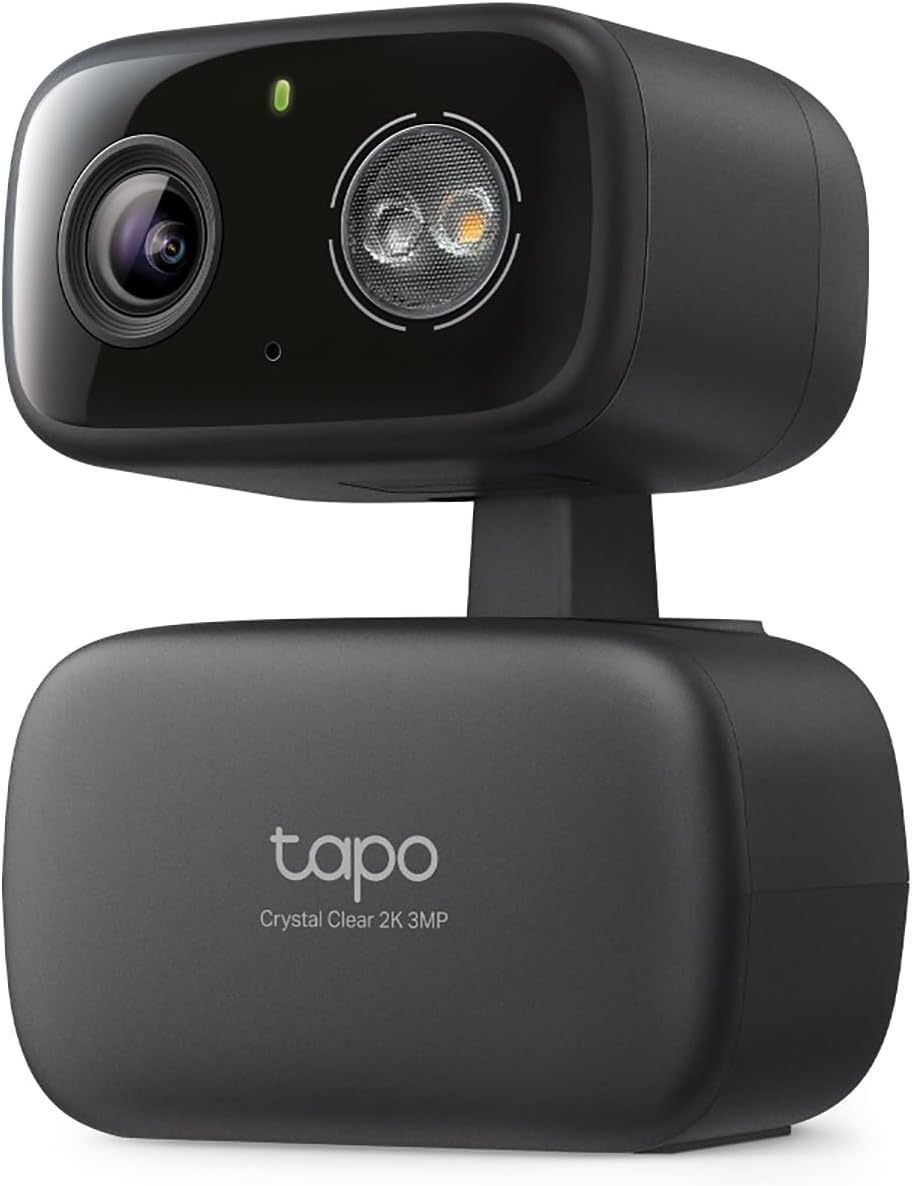 Tapo - Cámara de seguridad de 2K 3MP con inclinación para interiore...