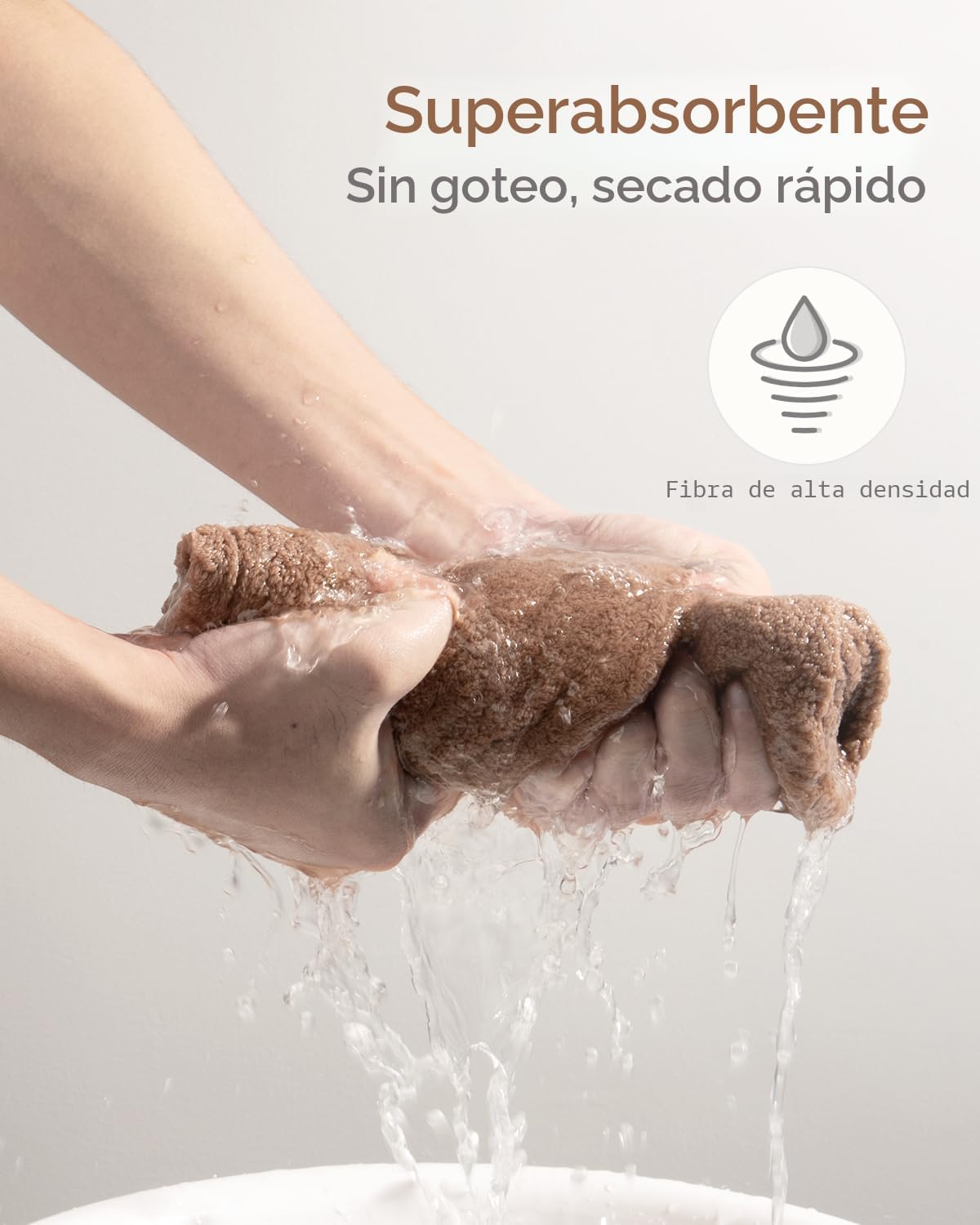 YFONG Paquete de 3 toallas de microfibra para el cabello para mujer...