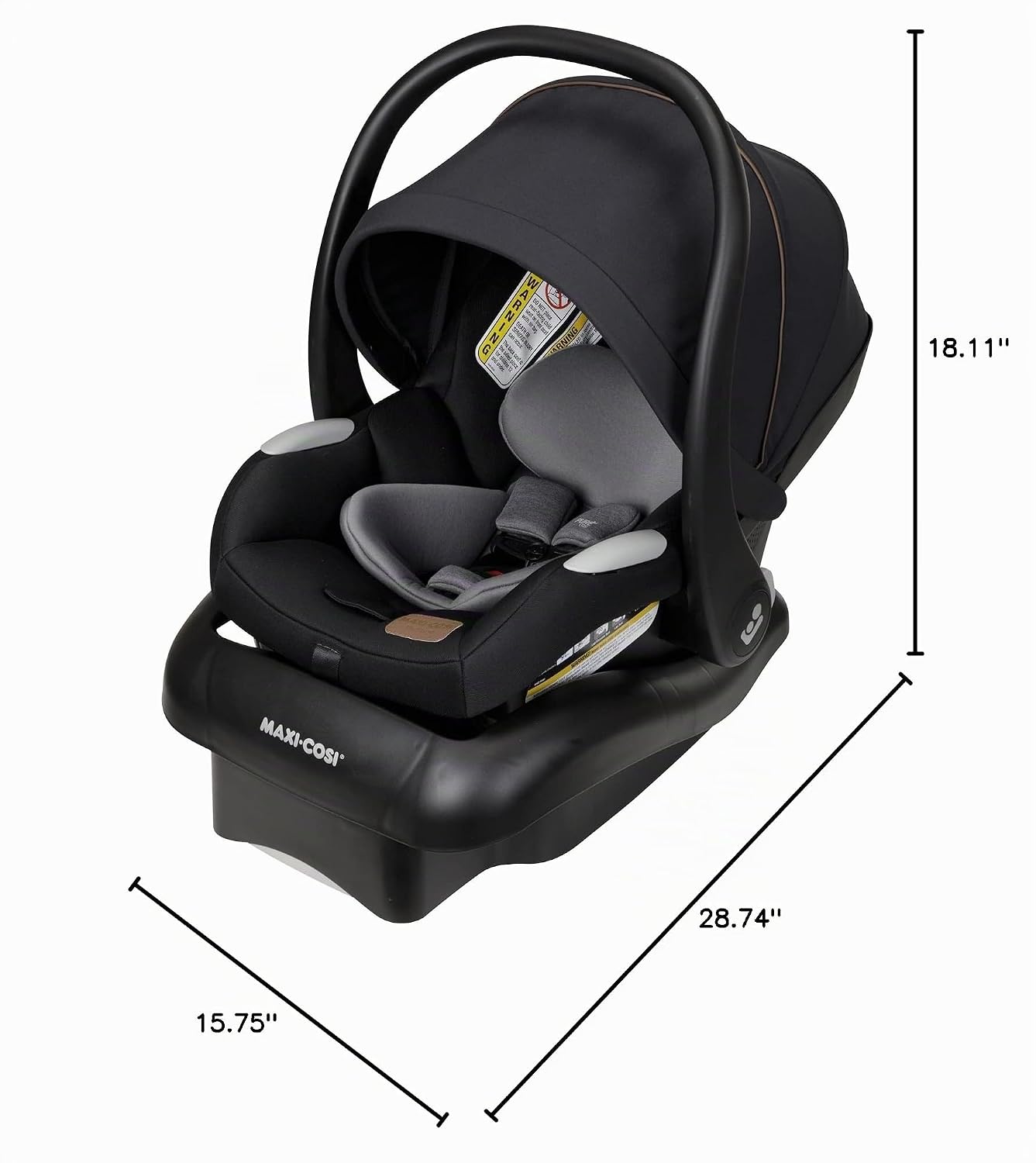 Maxi-Cosi Mico Luxe - Asiento de automóvil infantil con base, asien...
