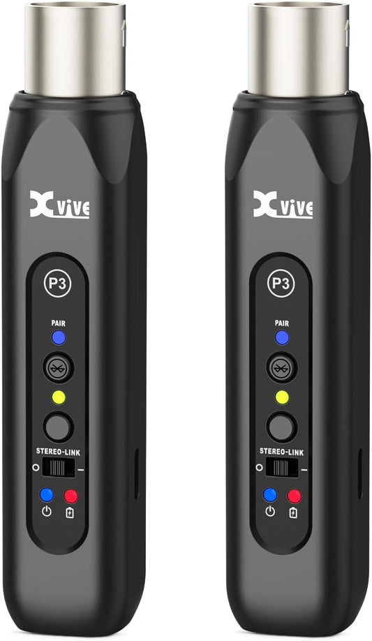 Xvive P3D Receptor Bluetooth XLR Inalámbrico Bluetooth para Mezclad...