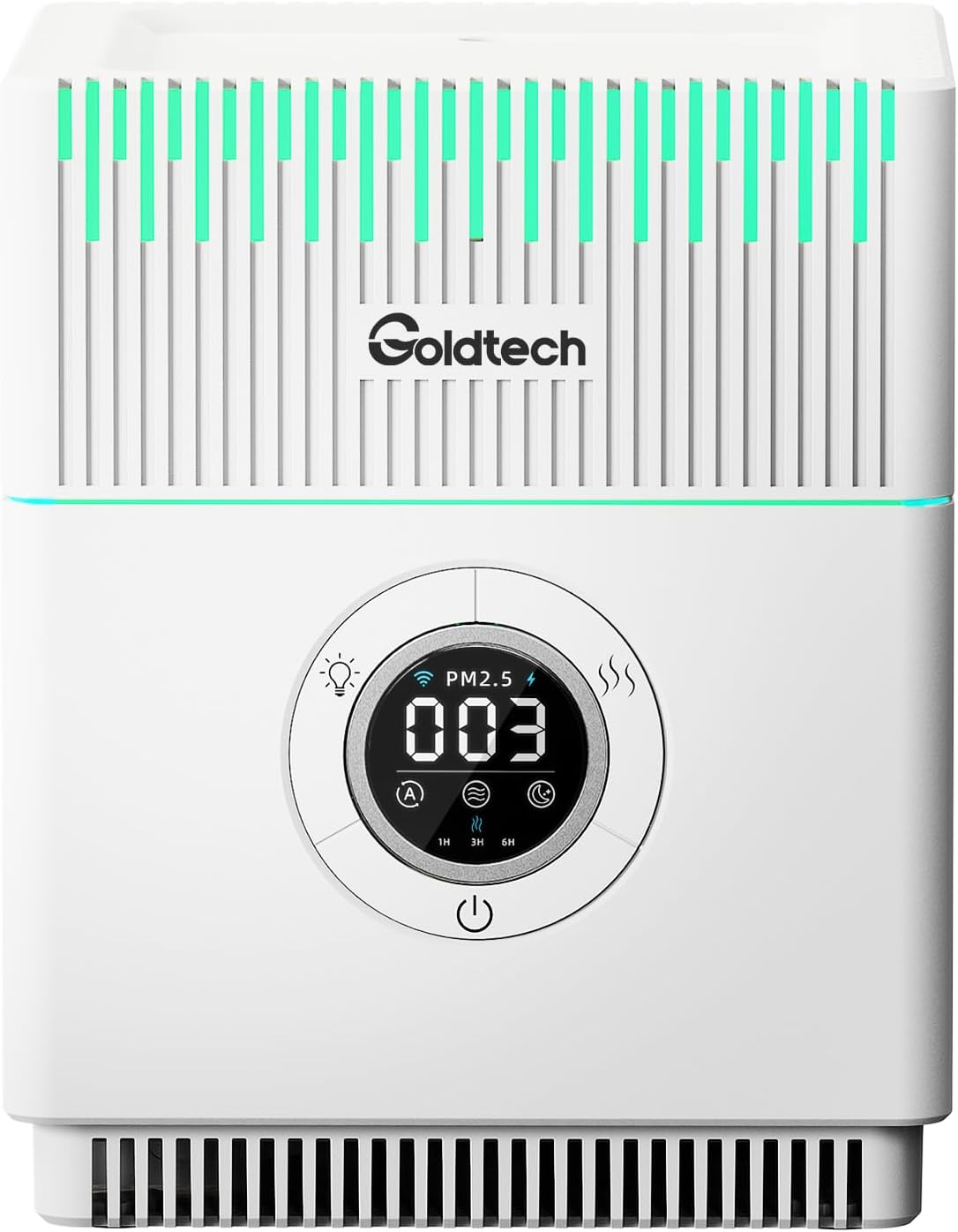 Goldtech Combo de purificador de aire y humidificador para dormitor...