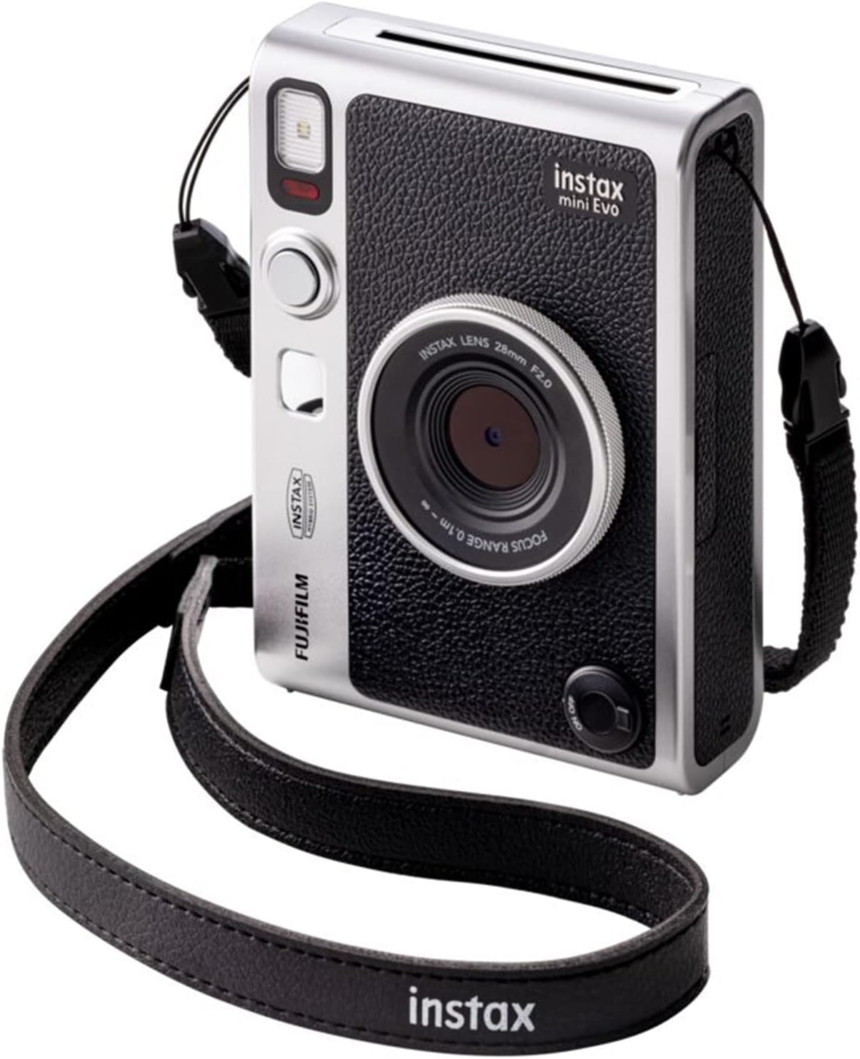 Cámara instantánea Fujifilm Instax Mini EVO Hybrid negra | Paquete...