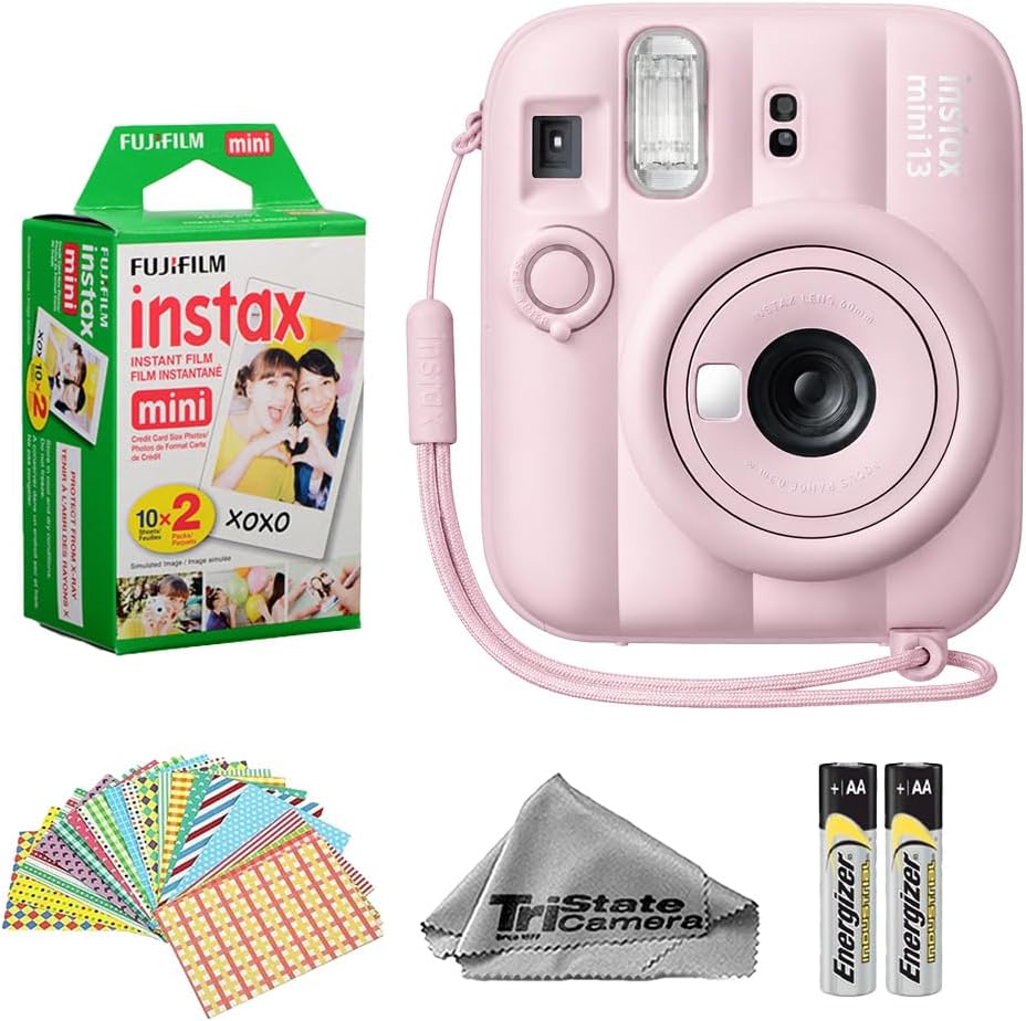 Cámara instantánea Fujifilm Instax Mini 13 Candy Pink con película...