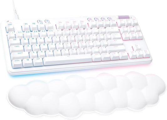 Logitech G Teclado 713 para juegos con cable con iluminación LIGHTS...