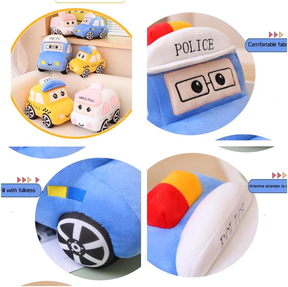 XIYUAN Coche de peluche de autobús de simulación de autobús escolar...