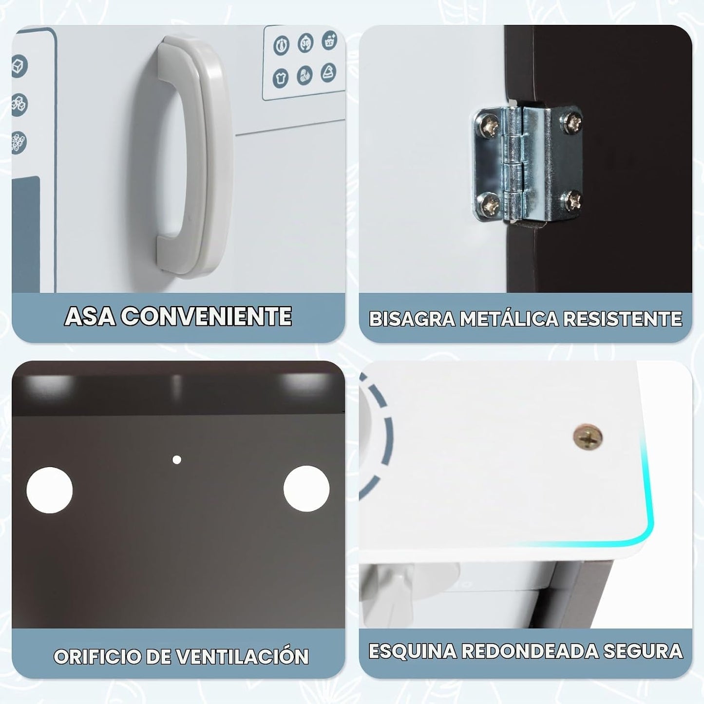 Costzon Cocina de Juguete para Niños, Juego de Cocina de Madera par...