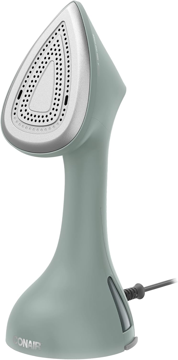 Conair Vaporizador 2 en 1 para hierro y ropa, suela de aluminio, 17...