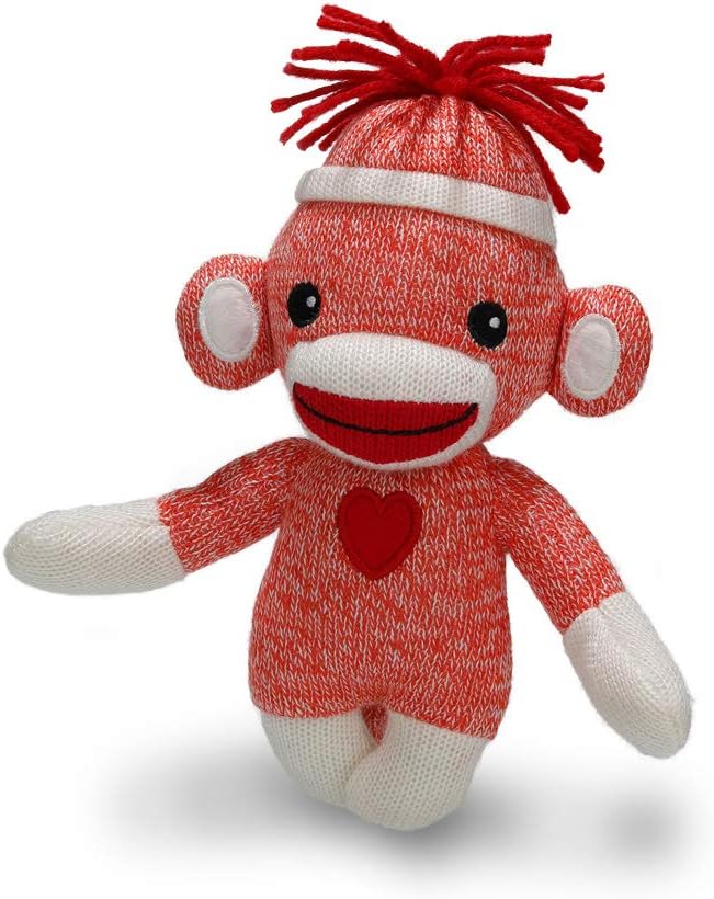 Plushland Adorable Mono de Calcetín, El Juguete de Animal de Peluch...