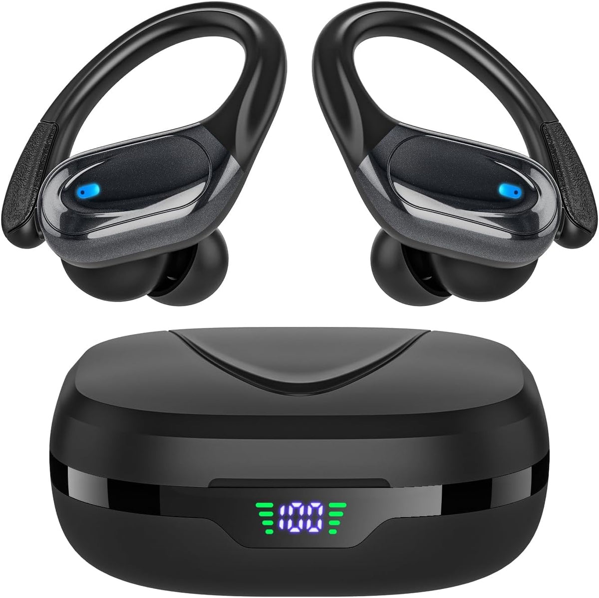 HAOYUYAN Auriculares inalámbricos, auriculares Bluetooth deportivos...